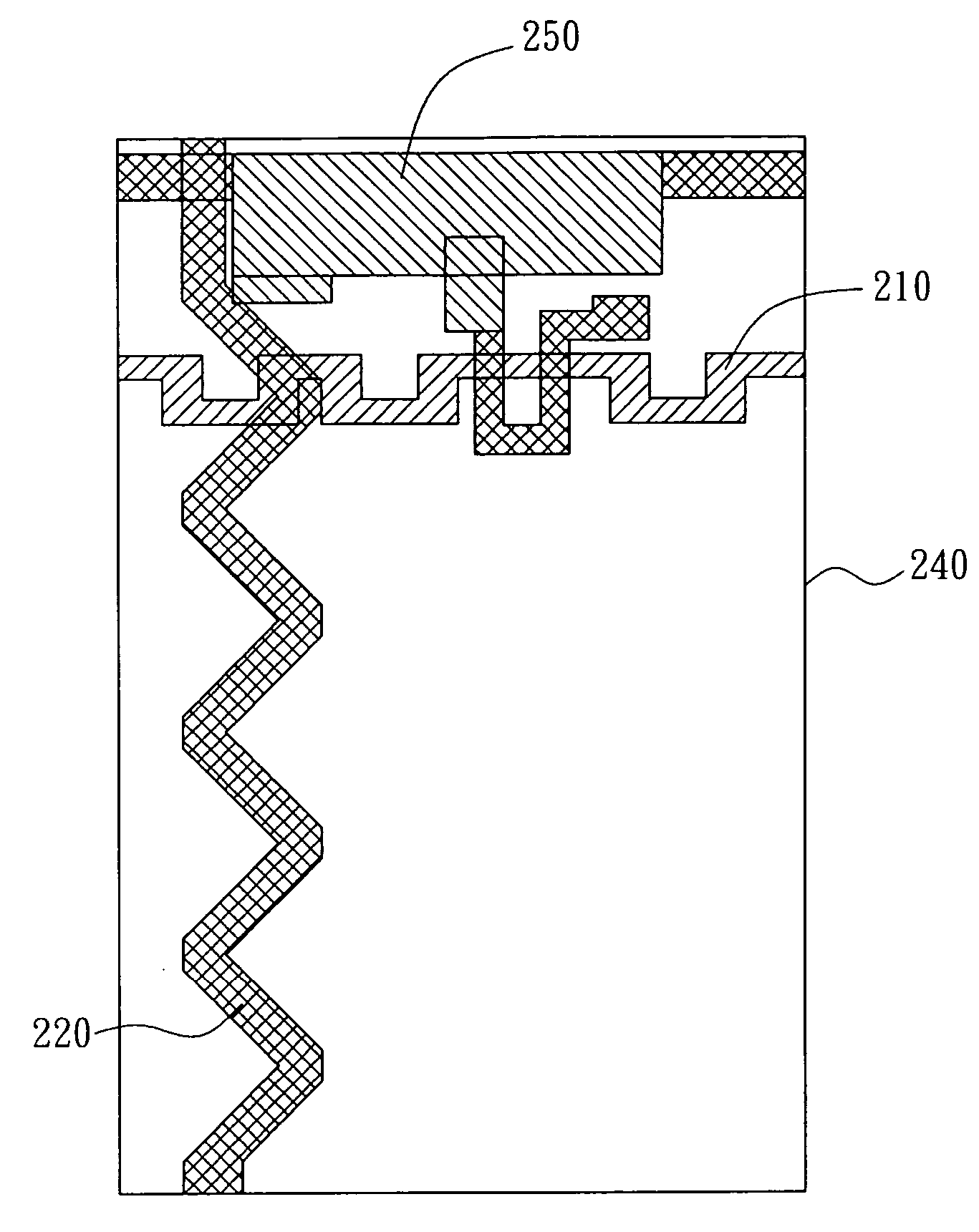 Pixel array with flexible circuit layout