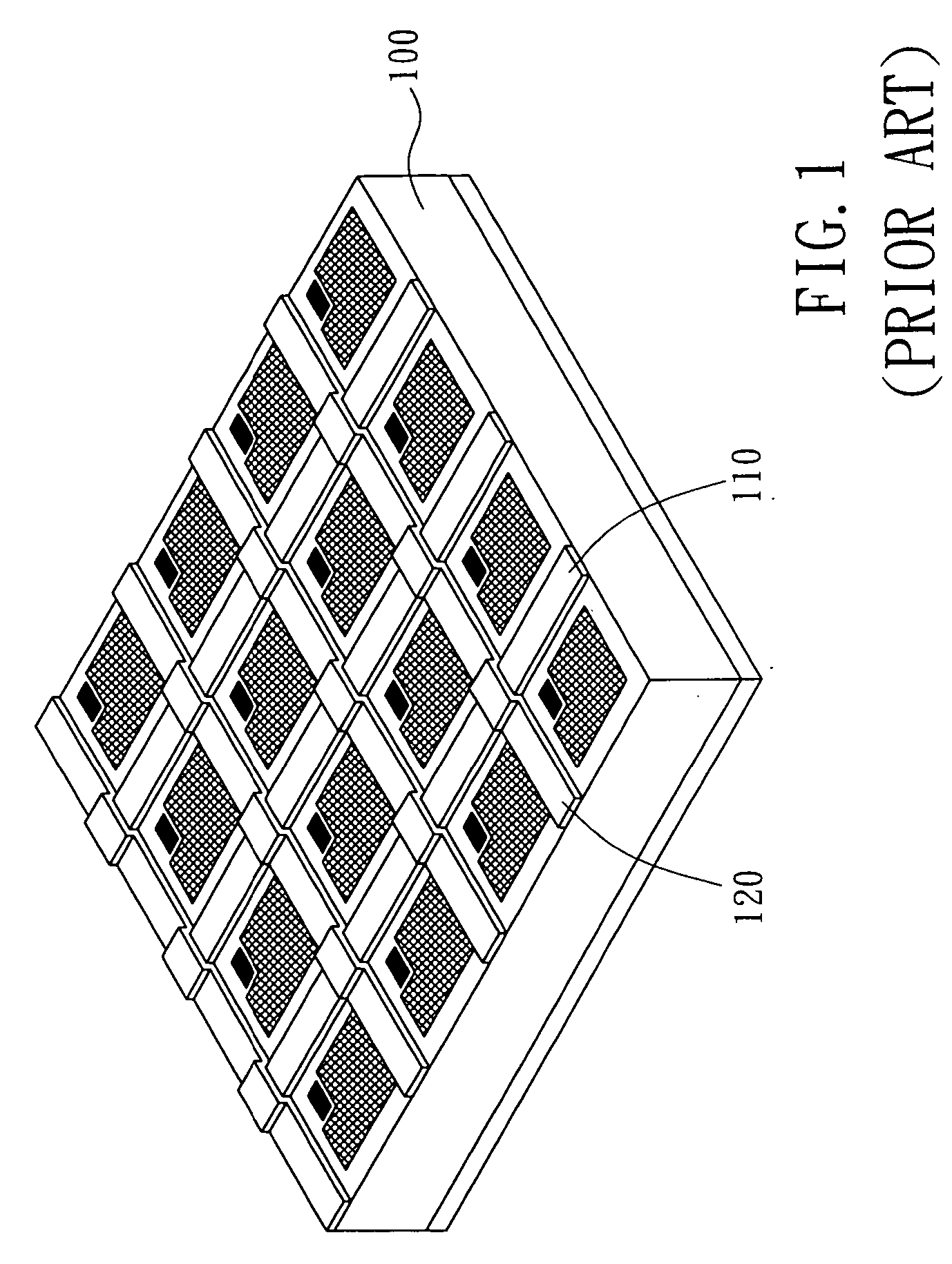 Pixel array with flexible circuit layout