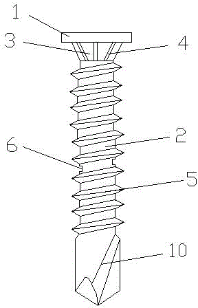 Self-tapping screw