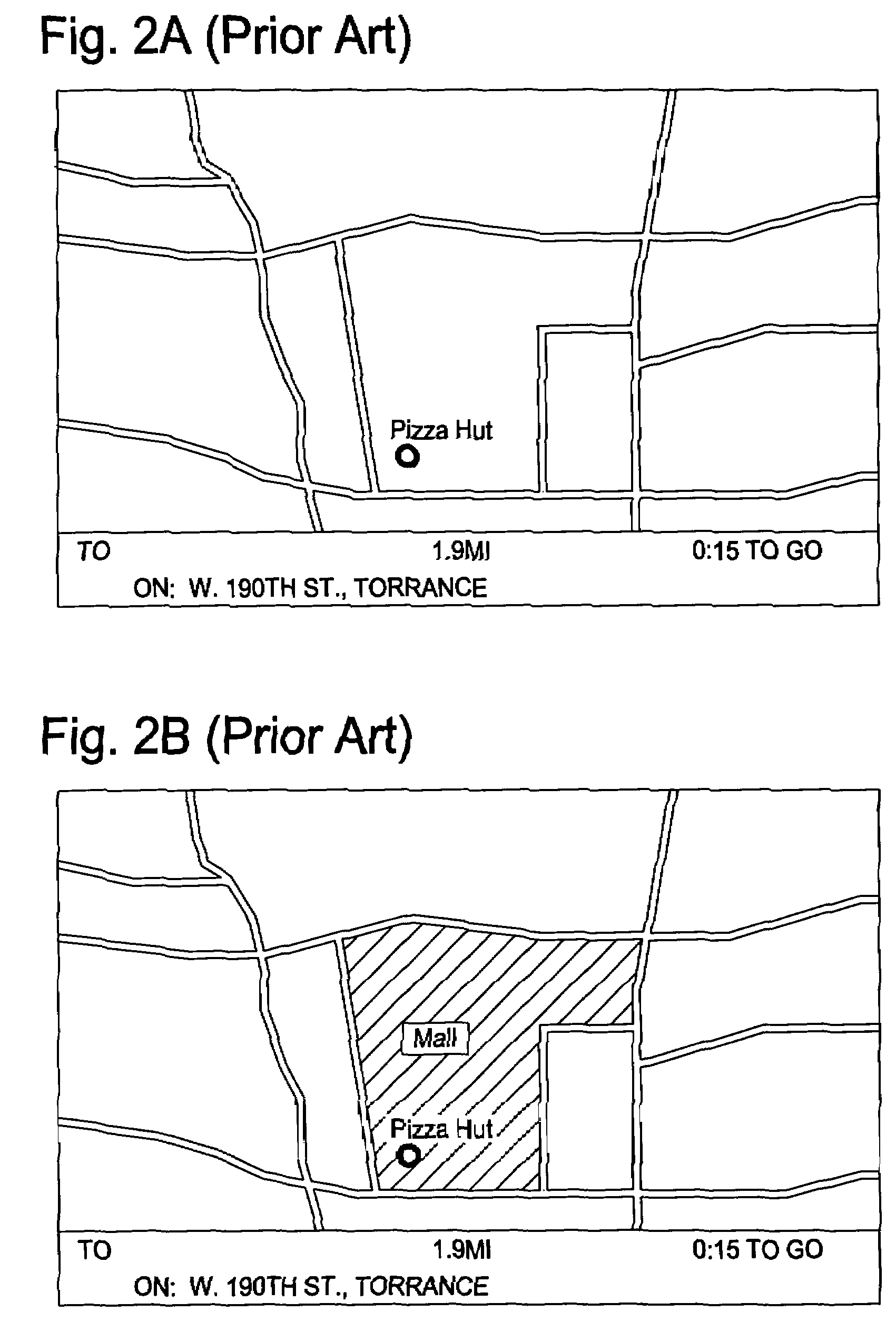 Display method and apparatus for navigation system