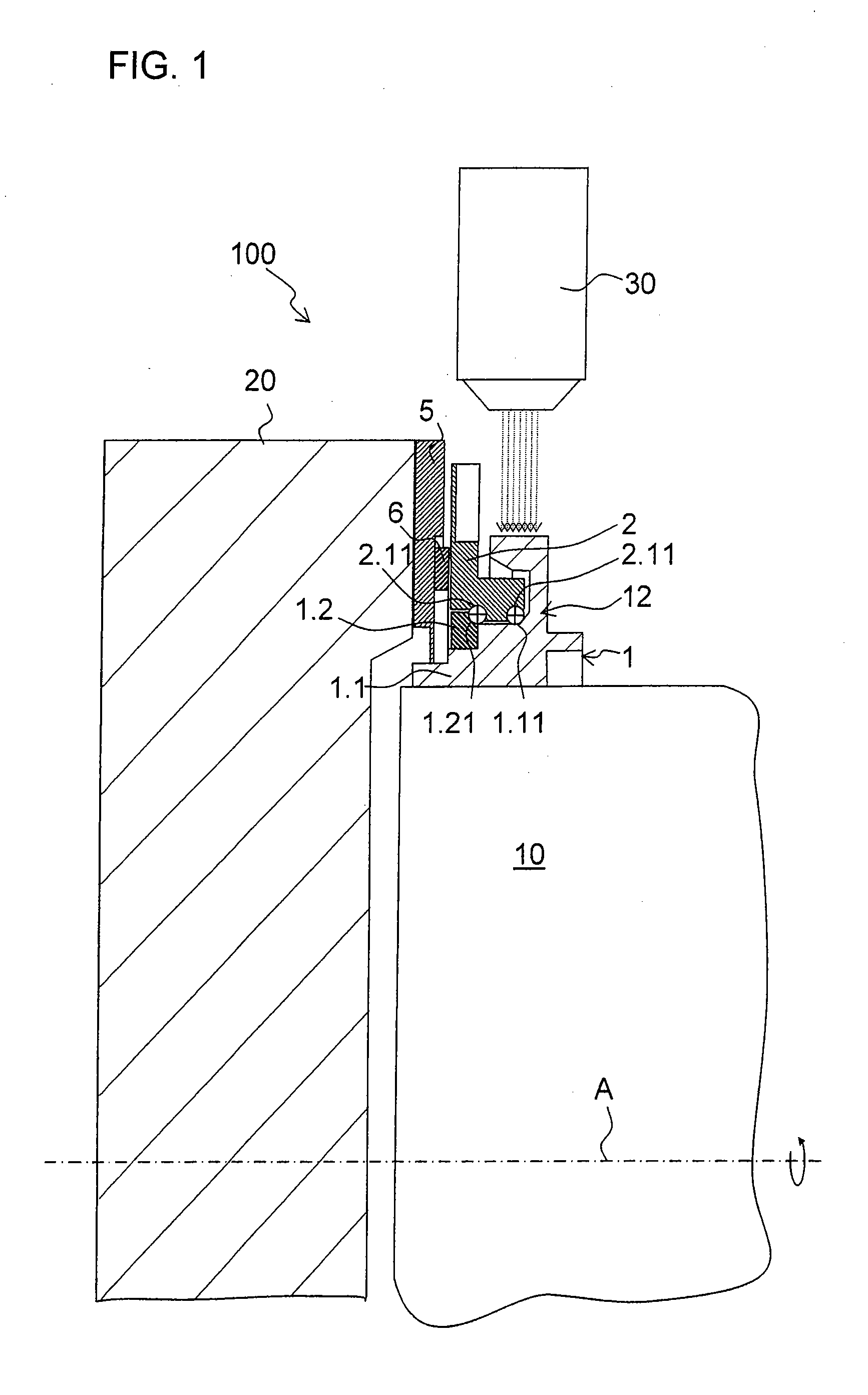 Angle-measurement system and method for production of an angle-measurement system