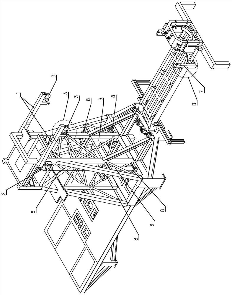 Buffer device and buffer control method for rocket flexible cable erection system