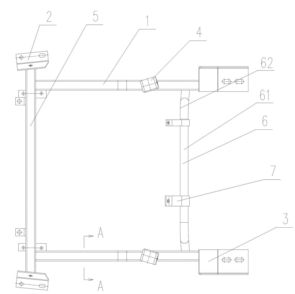 Front sub-frame of minicar