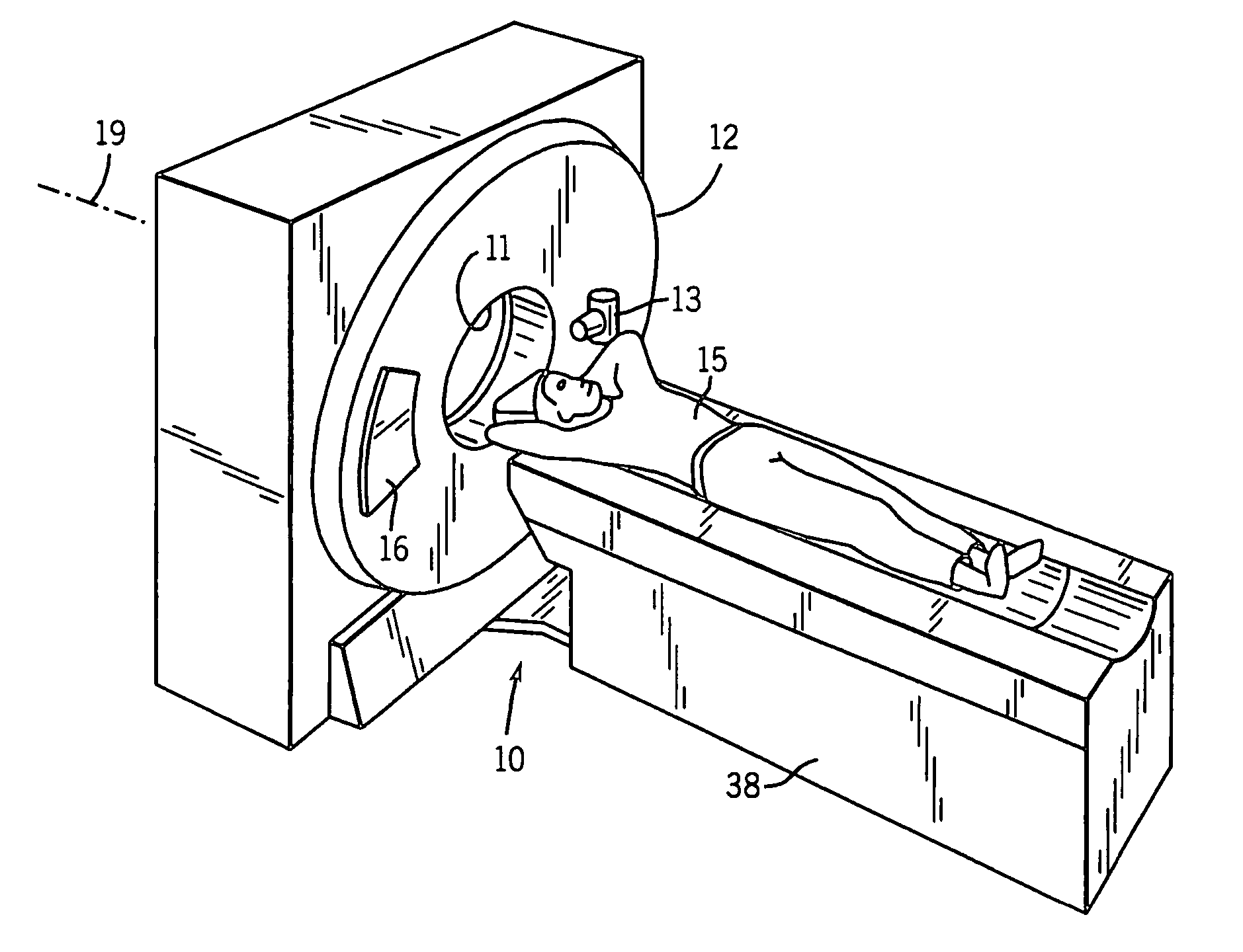 Computed tomography with z-axis scanning