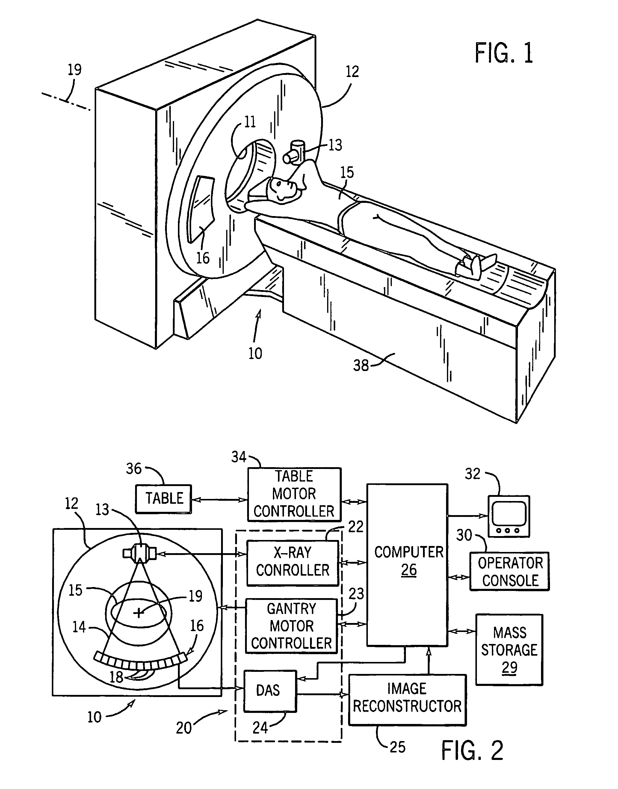 Computed tomography with z-axis scanning