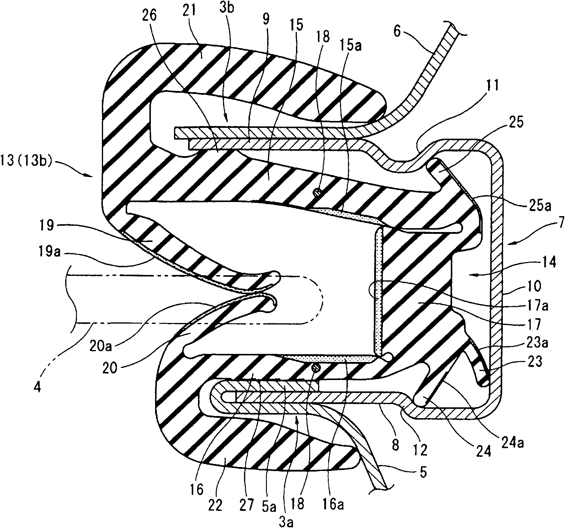 Door and window glass guide slot