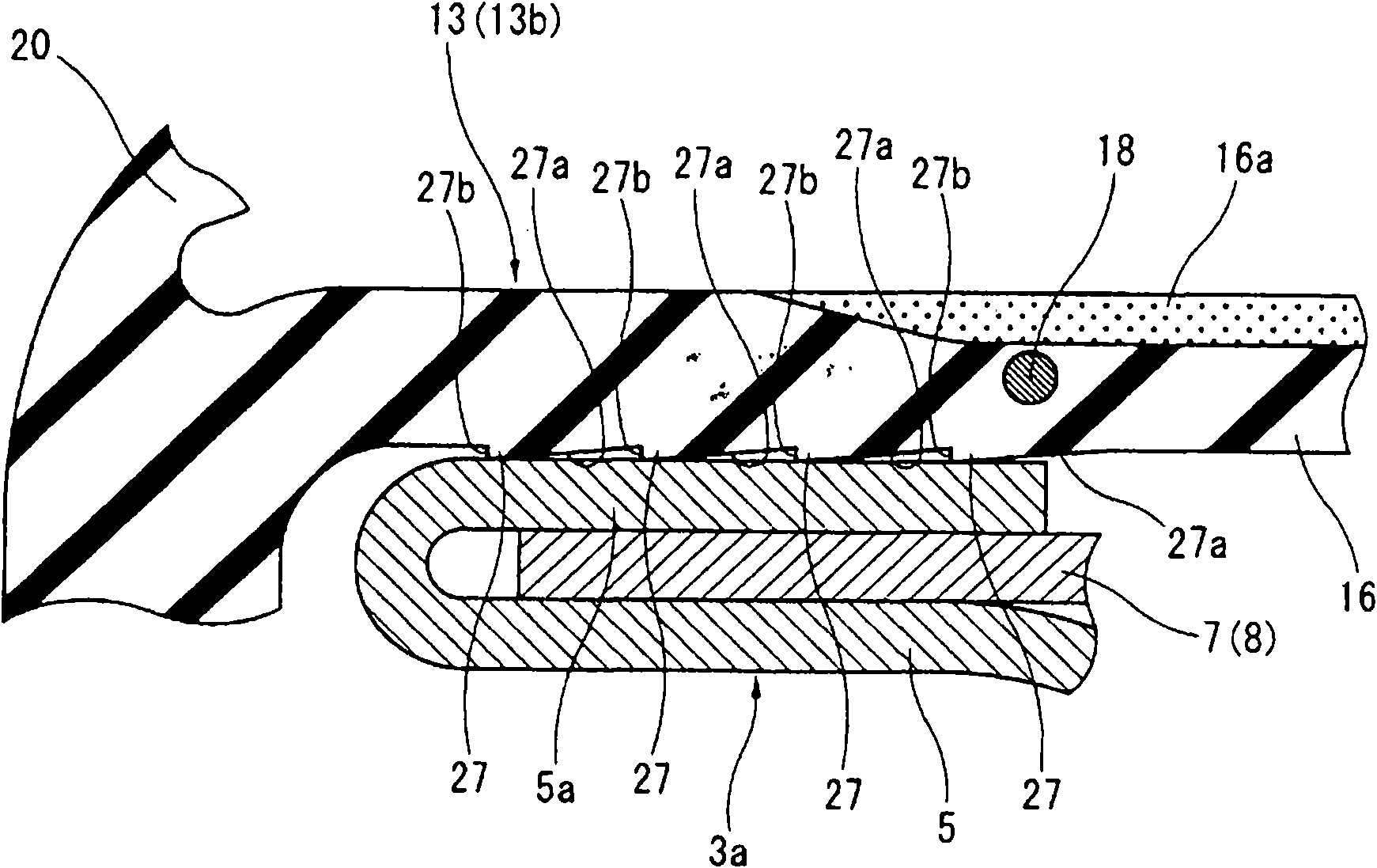 Door and window glass guide slot