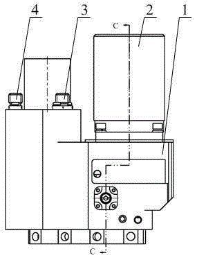 Integrated small embedded hydraulic oil source