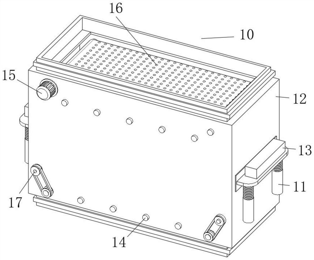 Waste gas purification device based on circulating mechanism treatment