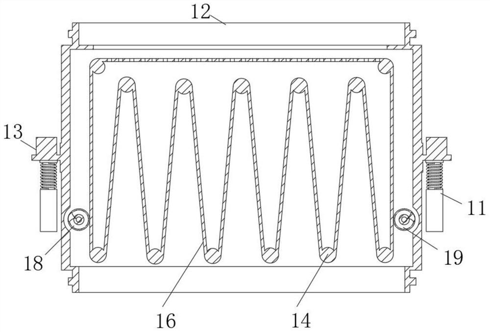 Waste gas purification device based on circulating mechanism treatment