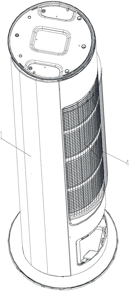 Air conditioner filtering structure and air conditioner device