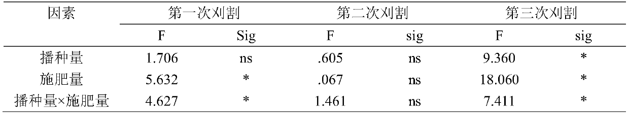 Cultivation management method for field loliummultiflorum capable of improving urease activity of soil