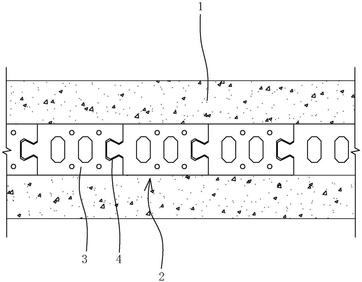 Channel cutting assembly type underground continuous wall and construction method