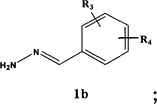 Preparation method of 4-benzylpiperazine ethylimide (iminomethylbenzene) hydrazine compound