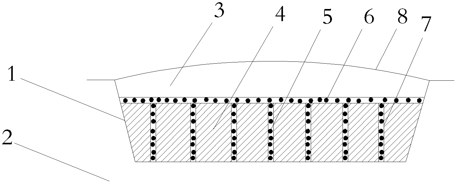 Deciduous material for cultivating cap fungi and ridged bed for cultivating cap fungi