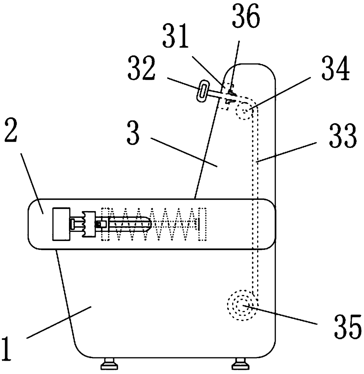 Sofa with arm power stay cord component