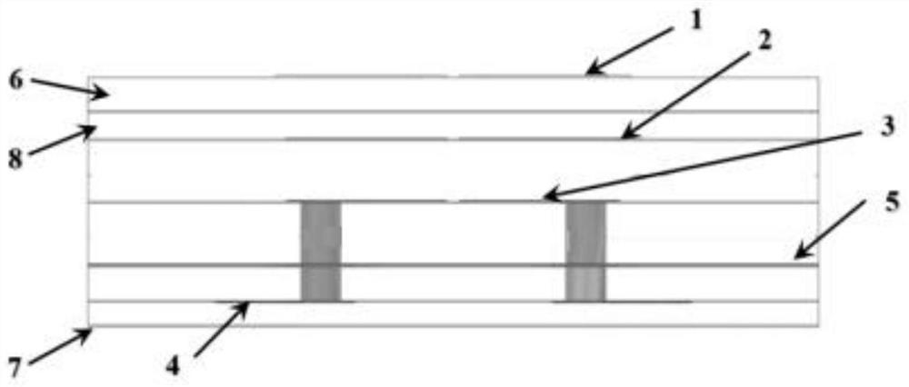 High-radiation-efficiency circularly polarized antenna unit suitable for millimeter wave frequency band