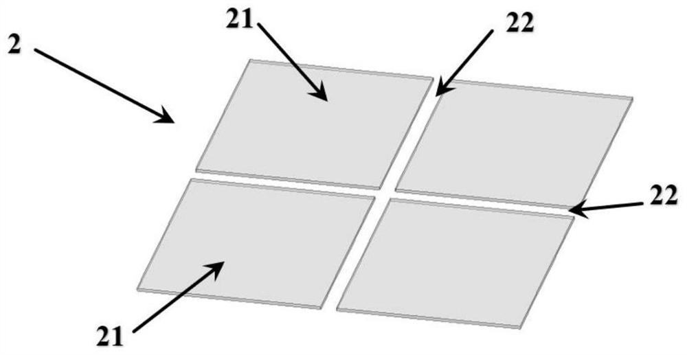 High-radiation-efficiency circularly polarized antenna unit suitable for millimeter wave frequency band