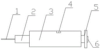 Glue pushing device