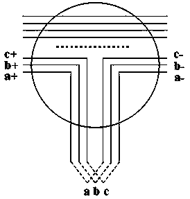 ODN (Optical Distribution Network) system with capacity expansion adaptability, line protection function and annular feeder line structure