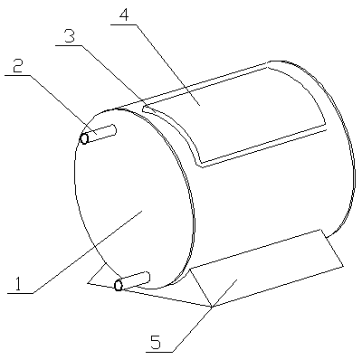 Stainless steel electrode drying device for building construction