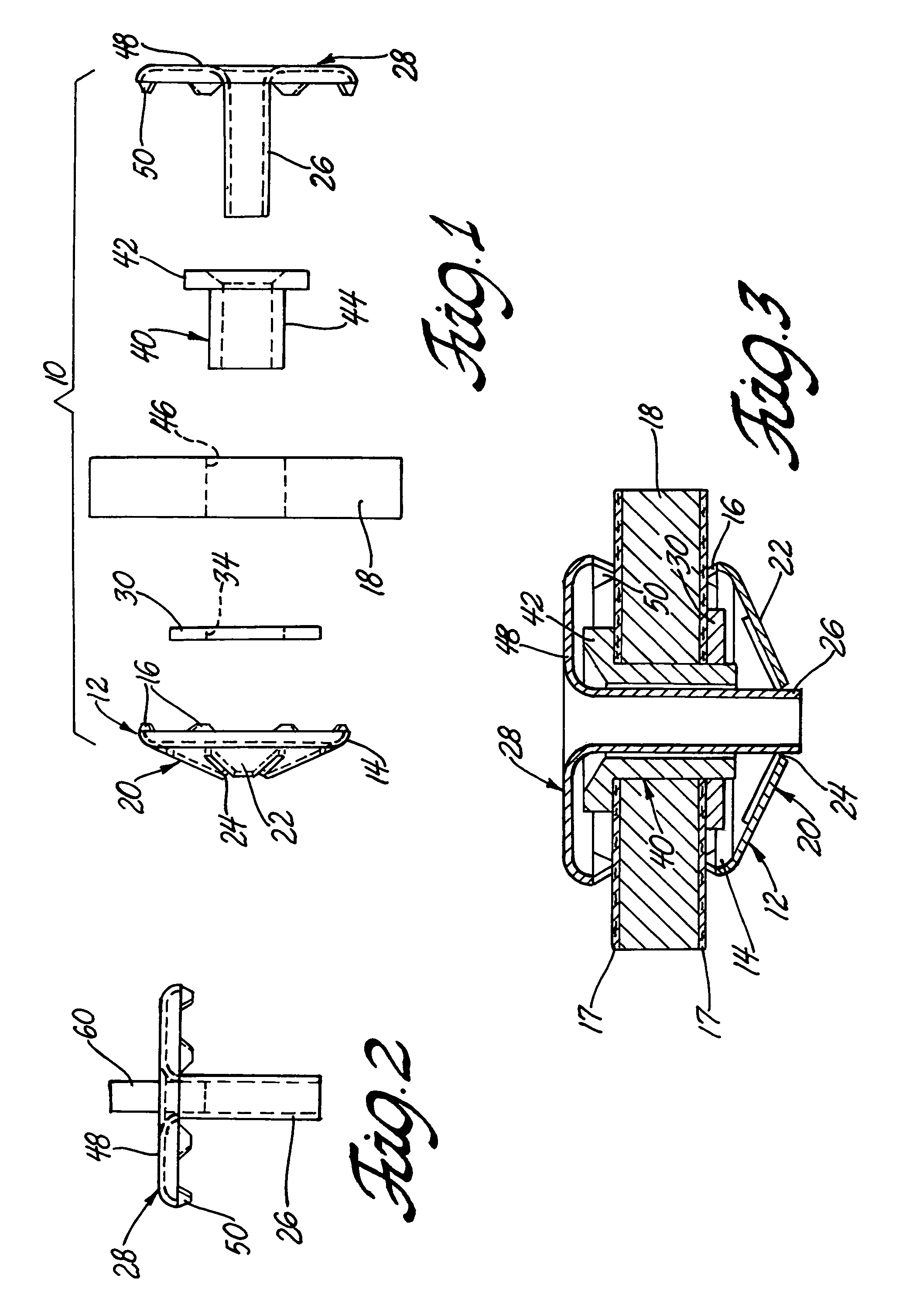 Conductive rivet for circuit card