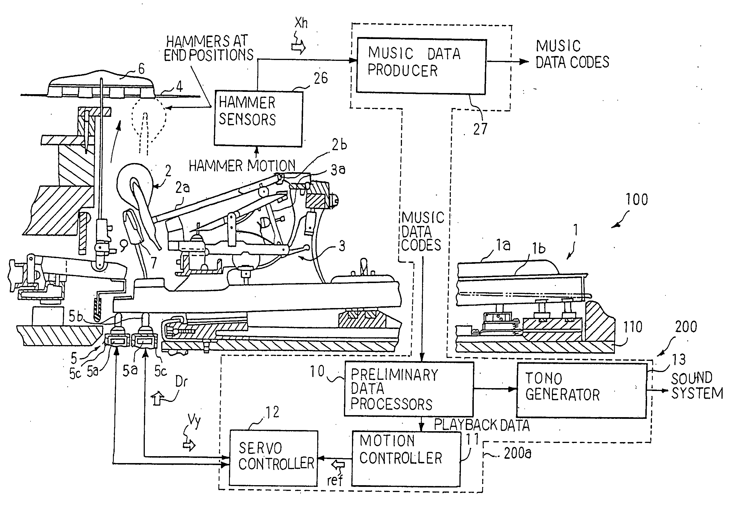 Velocity estimator for manipulators and musical instrument using the same