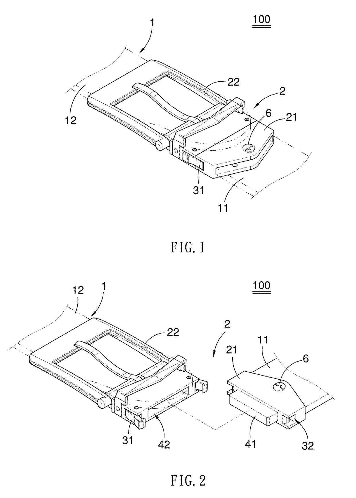 Quick release buckle belt for improving efficiency in security screening procedure and method thereof