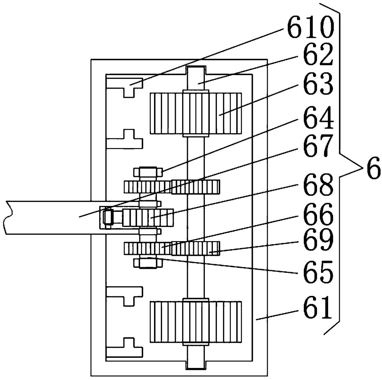 Auxiliary device for forming holes in side faces of furniture panel