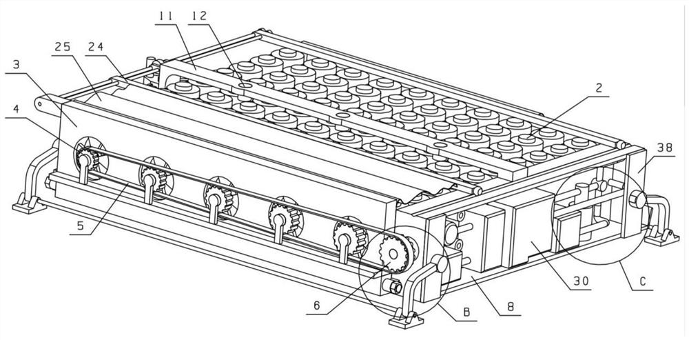 Power battery temperature adjusting device for electric automobile