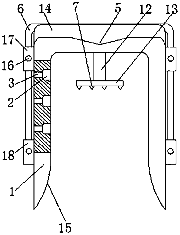 Oral care device used after oral and maxillofacial surgery