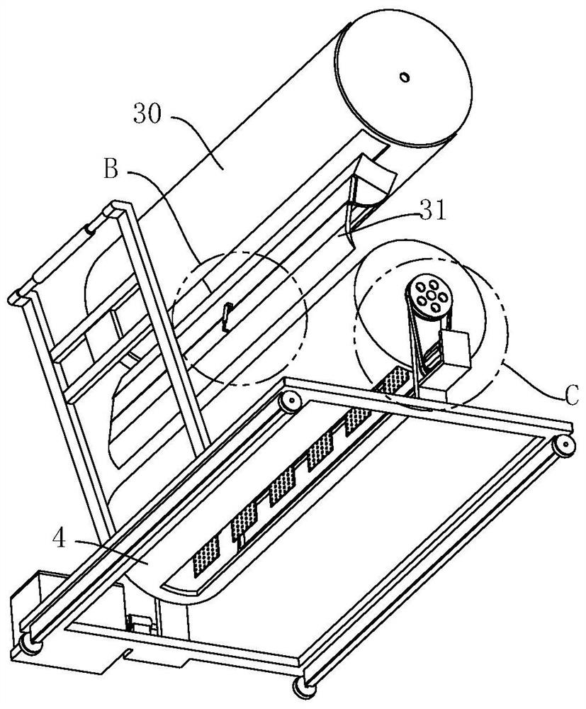 Liquid fertilizer applying device and method with soil turning and refilling functions