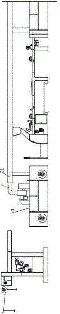 Energy-saving stretching and setting machine