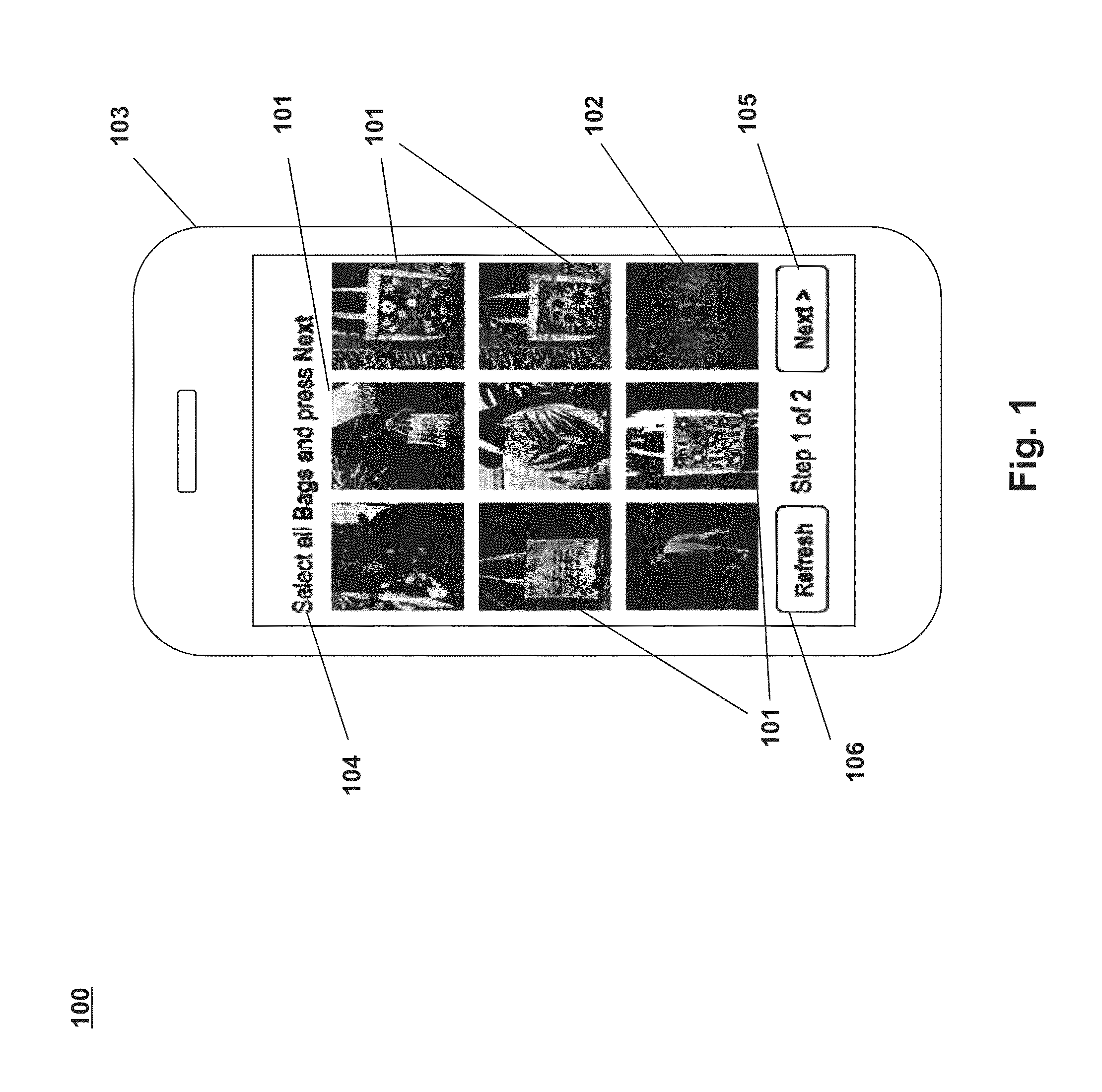 Captcha authentication processes and systems using visual object identification