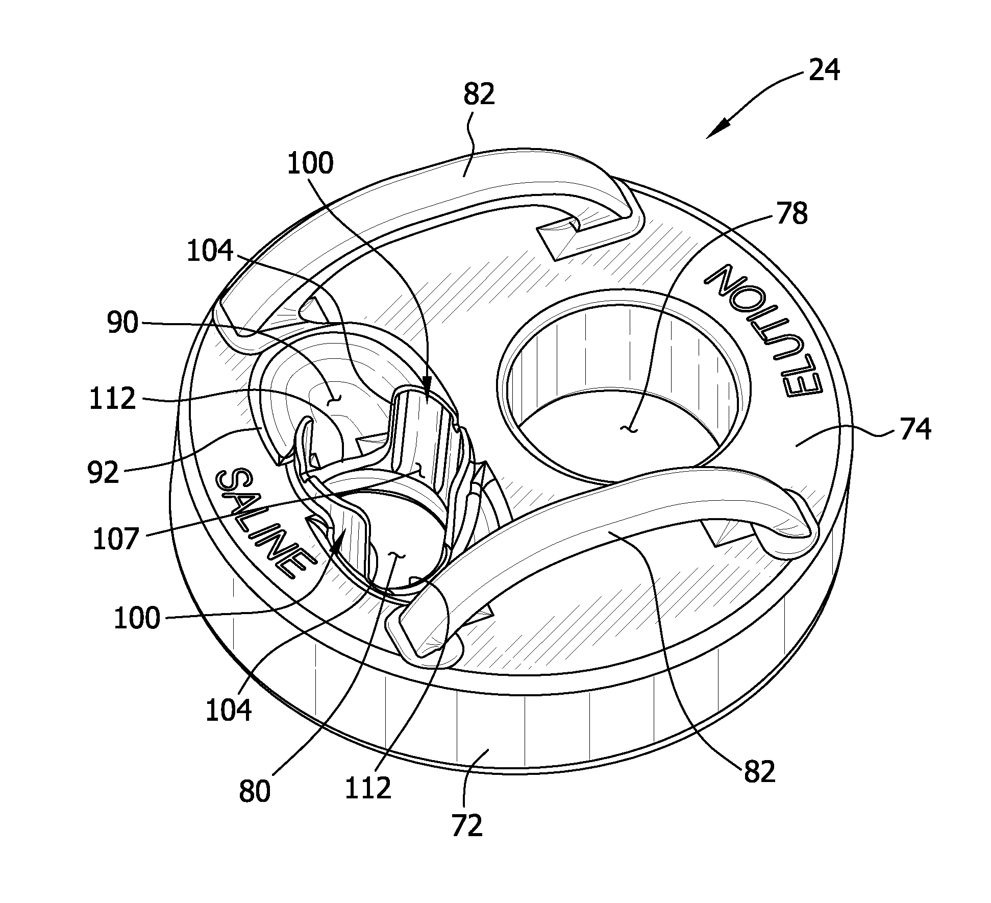 Radiation Shielding Lid For An Auxiliary Shield Assembly of A Radioisoptope Elution System