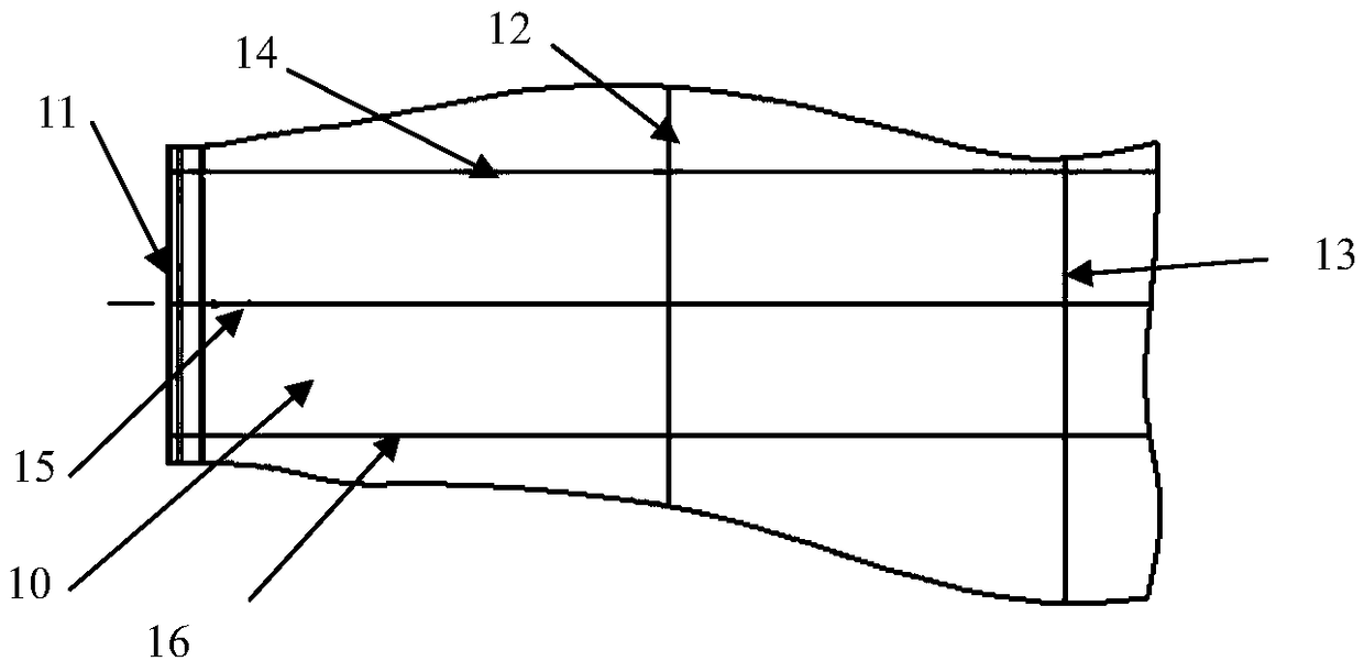 Device and method for positioning variable-thickness preform and detecting thickness of preform