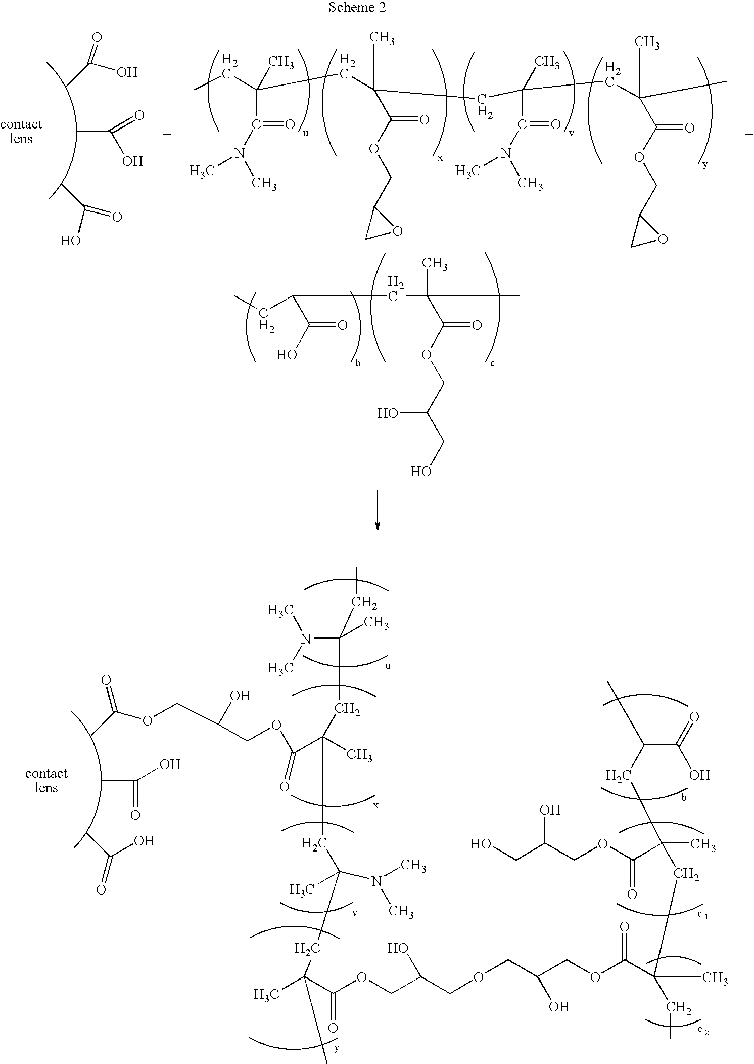 Polymers comprising polyhydric alcohols, medical devices modified with same, and method of making