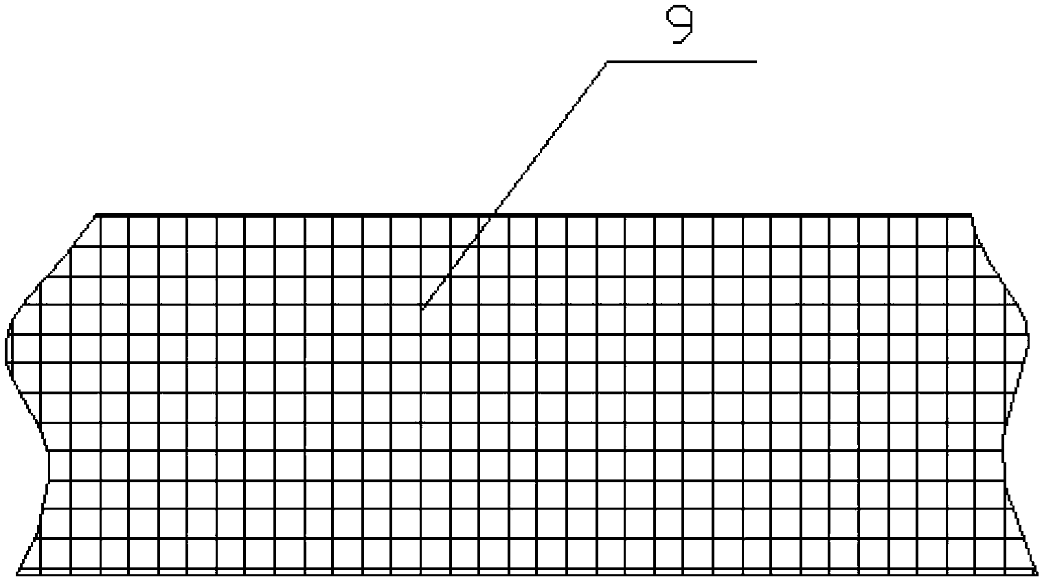 Metal mesh belt type electrostatic melt spinning device and technique