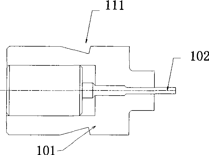 Relay flat iron core machining method and apparatus