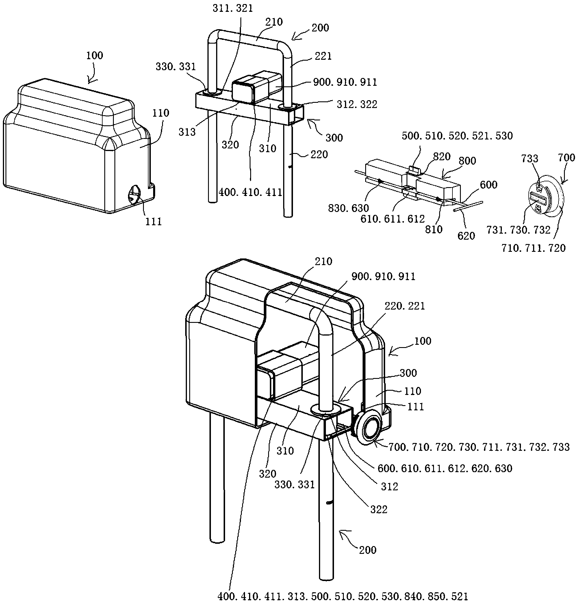 Novel four-directional headrest