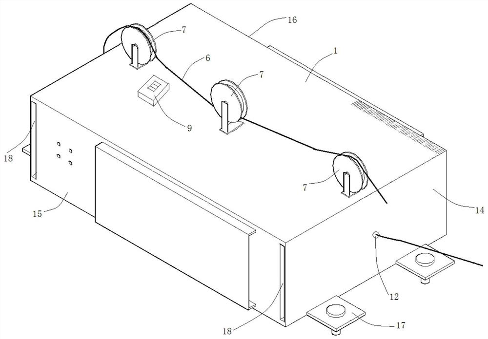 A measuring device for municipal communication cables