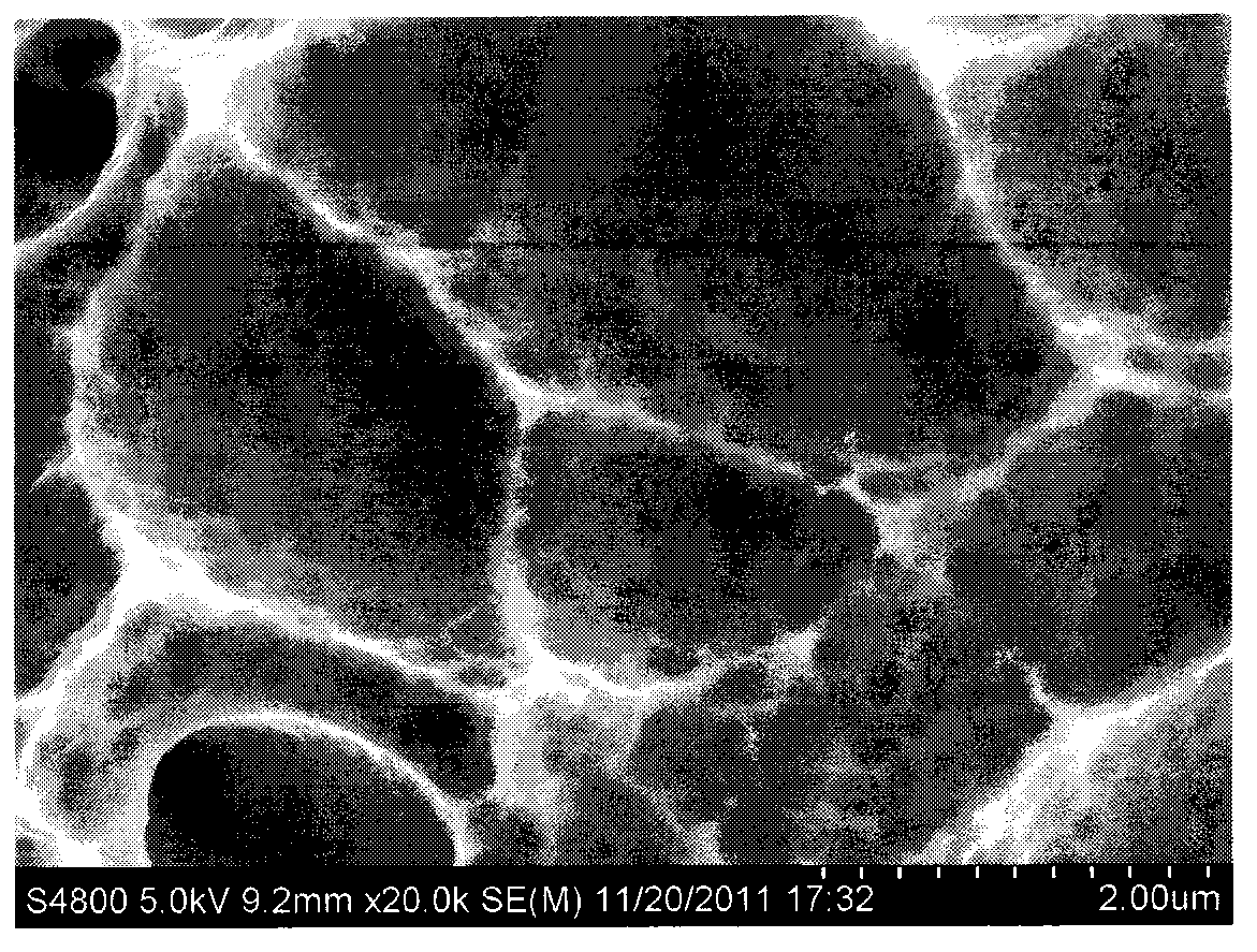 Silicon solar cell surface light trapping structure and preparation method thereof