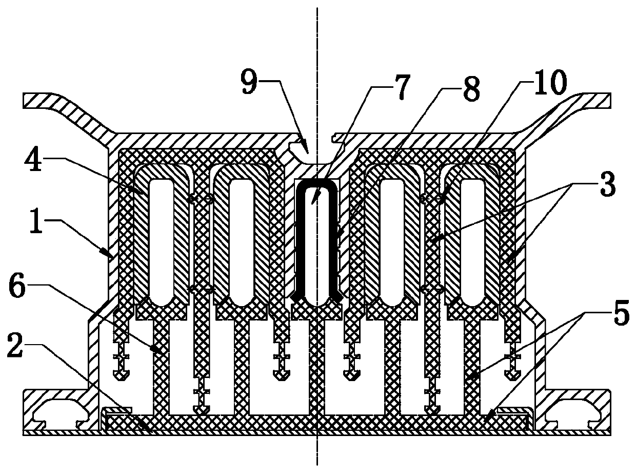 Bus duct structure