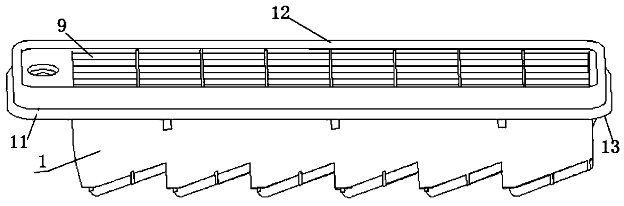 Rear air window for removing negative pressure of automobile cab