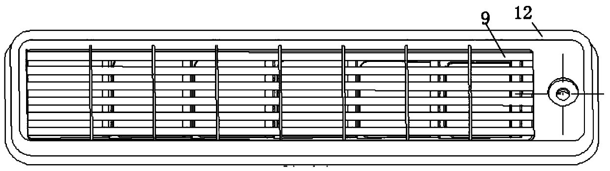 Rear air window for removing negative pressure of automobile cab