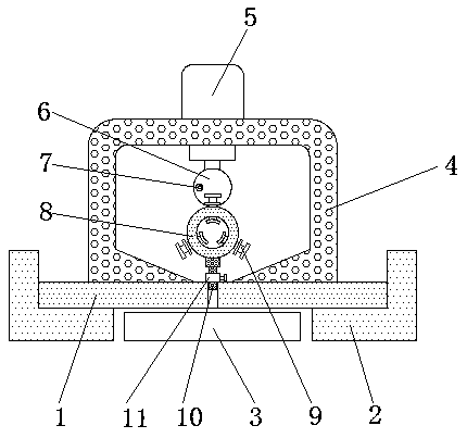 A grinding device for silicon rod production and processing that is convenient for adjusting the grinding direction