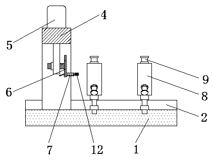 A grinding device for silicon rod production and processing that is convenient for adjusting the grinding direction