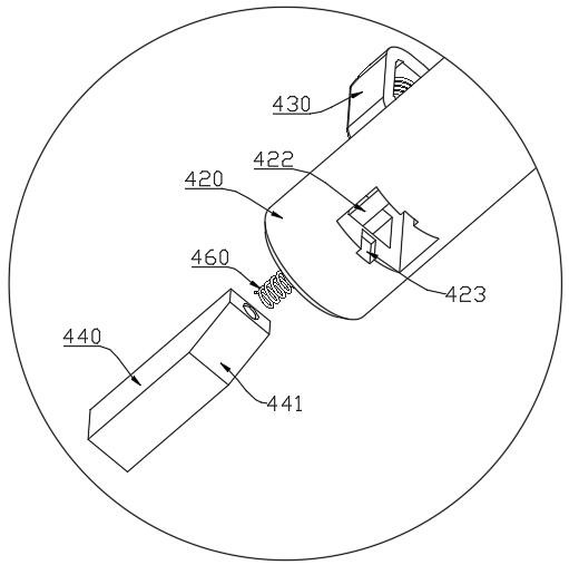 Conveying type shot blasting device for scarifier