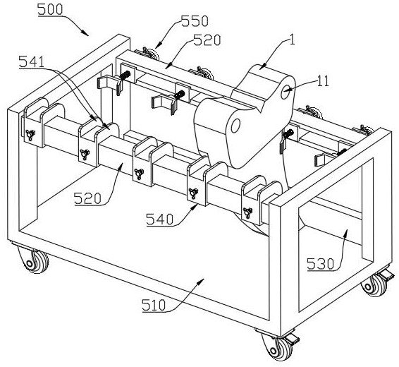 Conveying type shot blasting device for scarifier