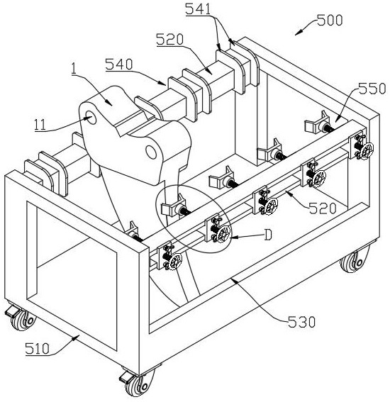 Conveying type shot blasting device for scarifier